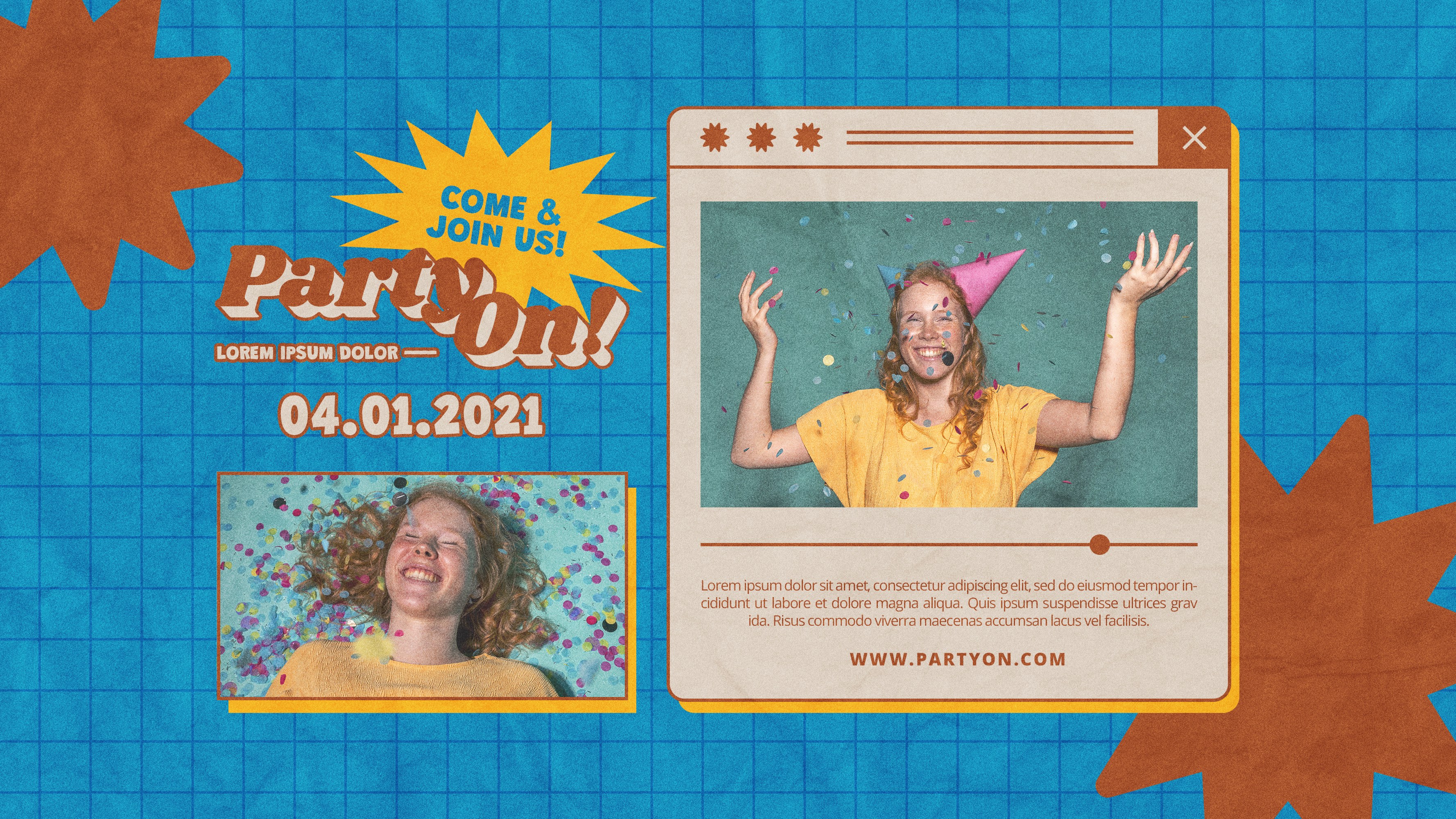 11 American retro promotional party posters &mdash; preview 10