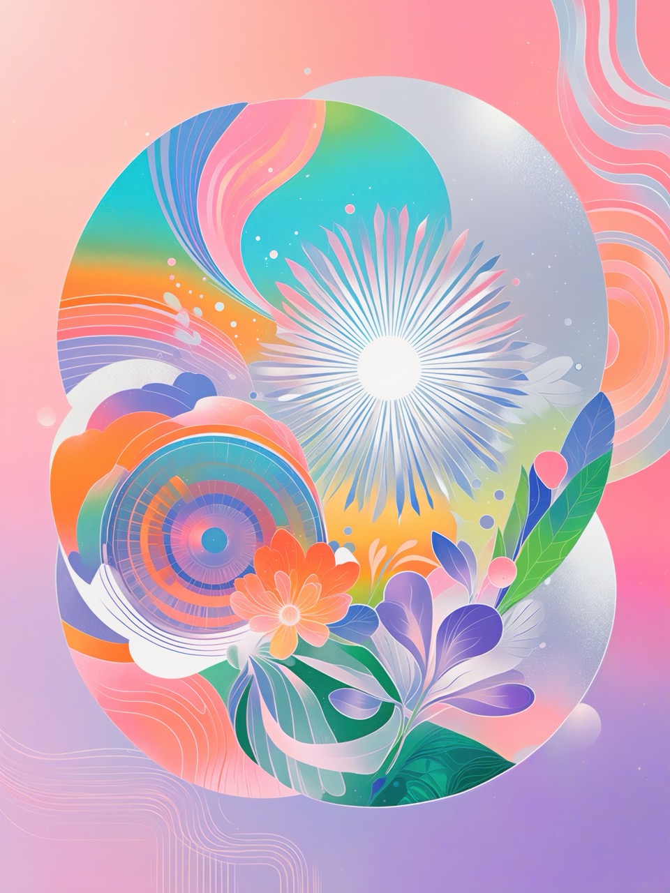 12 abstract magical fluorescent background  JPG &mdash; preview 5