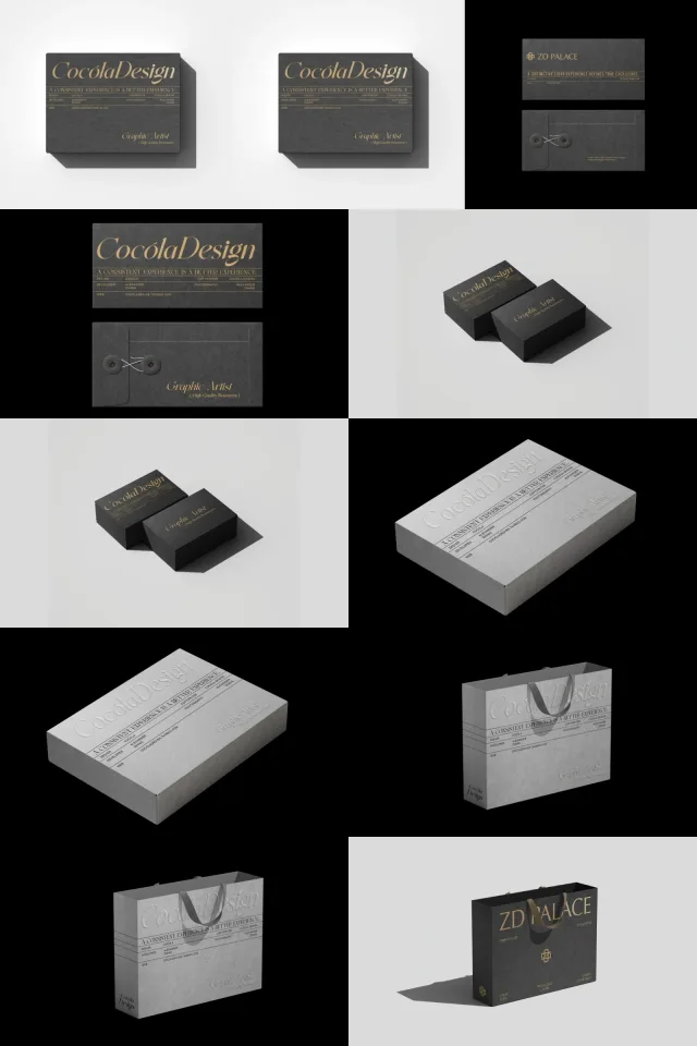 office VI packaging with gilding effect preview 04