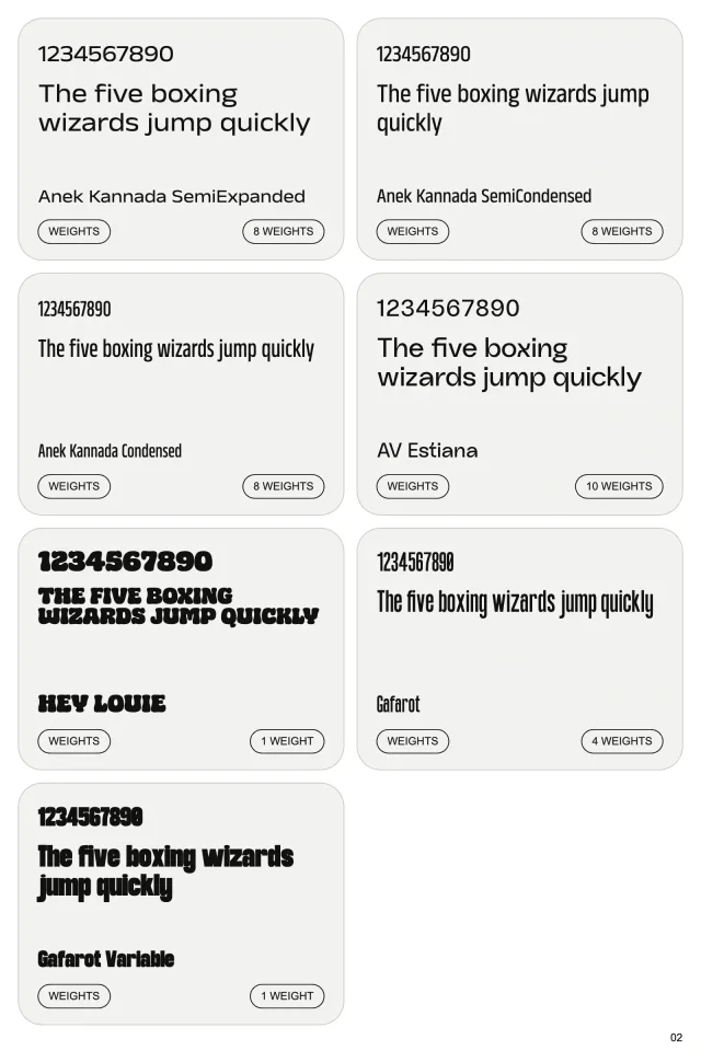 10 Creative fashionable & trendy fonts font preview 02