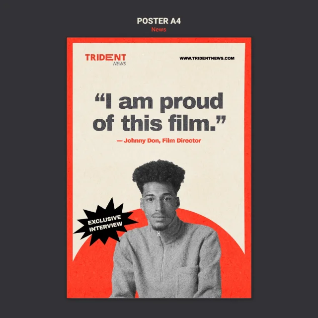 Posters introducing the characters of retro film actors &mdash; preview 3