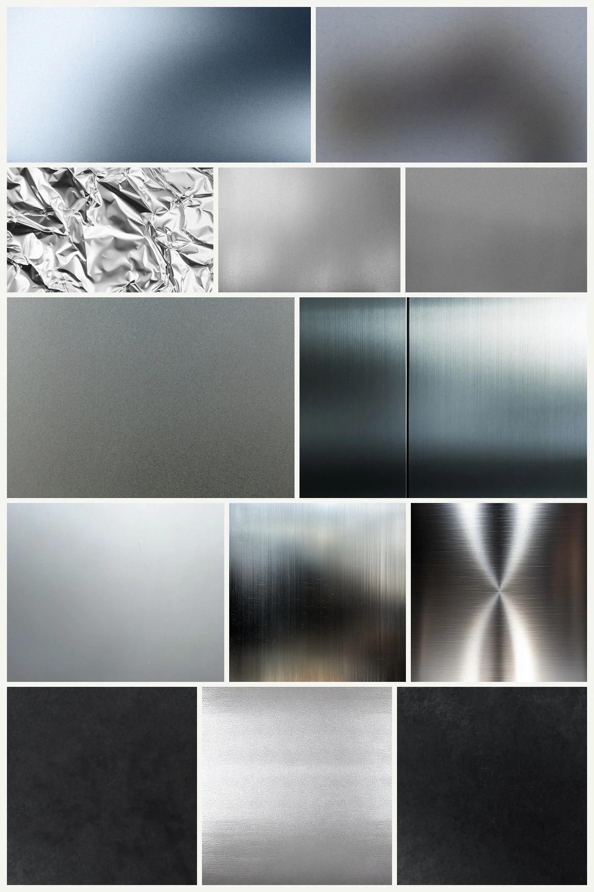 140 Metal Silver Texture Background &mdash; preview 6