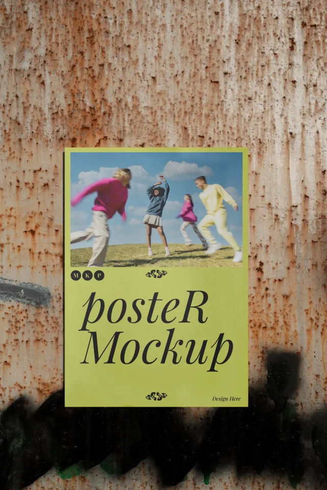 19 outdoor wall posters display PSD &mdash; preview 4