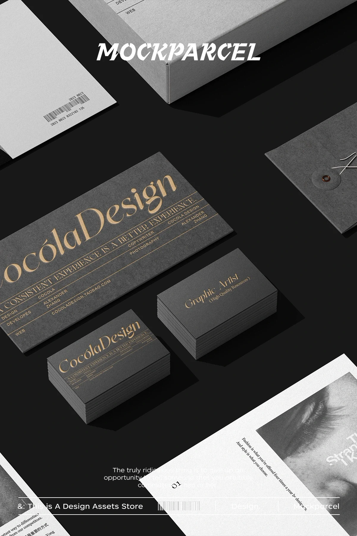 office VI packaging with gilding effect