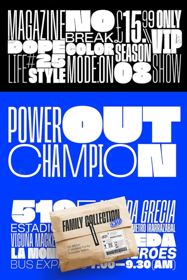 Groteske sans-serif English font &mdash; preview 2