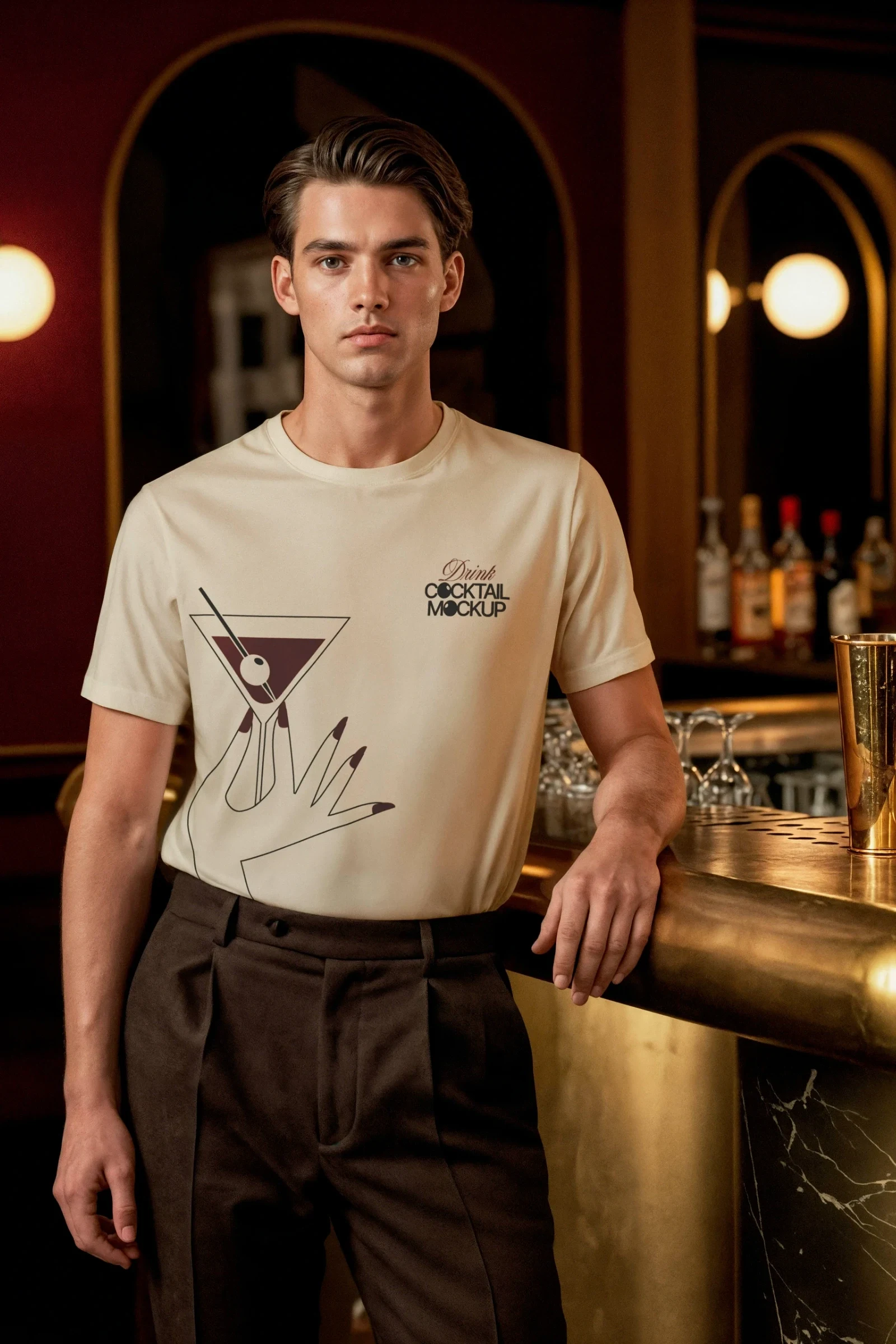 23 Restaurant Bar Canteen Packaging Logo Mockups preview 01