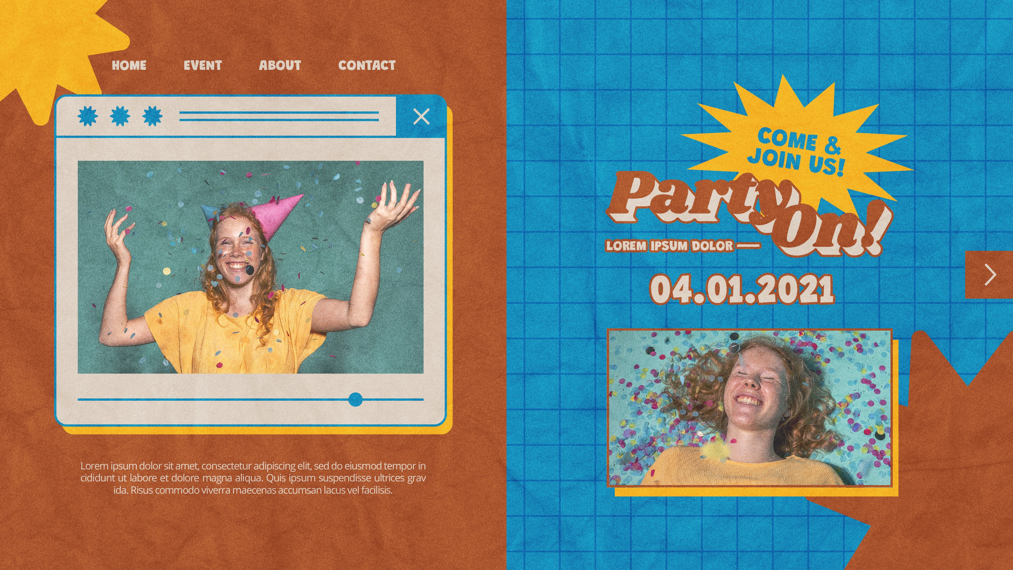 11 American retro promotional party posters &mdash; preview 7