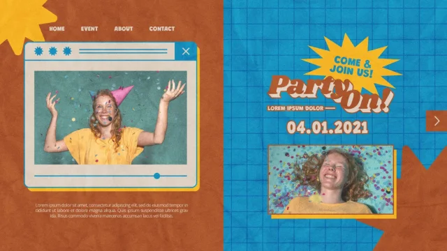 11 American retro promotional party posters &mdash; preview 7