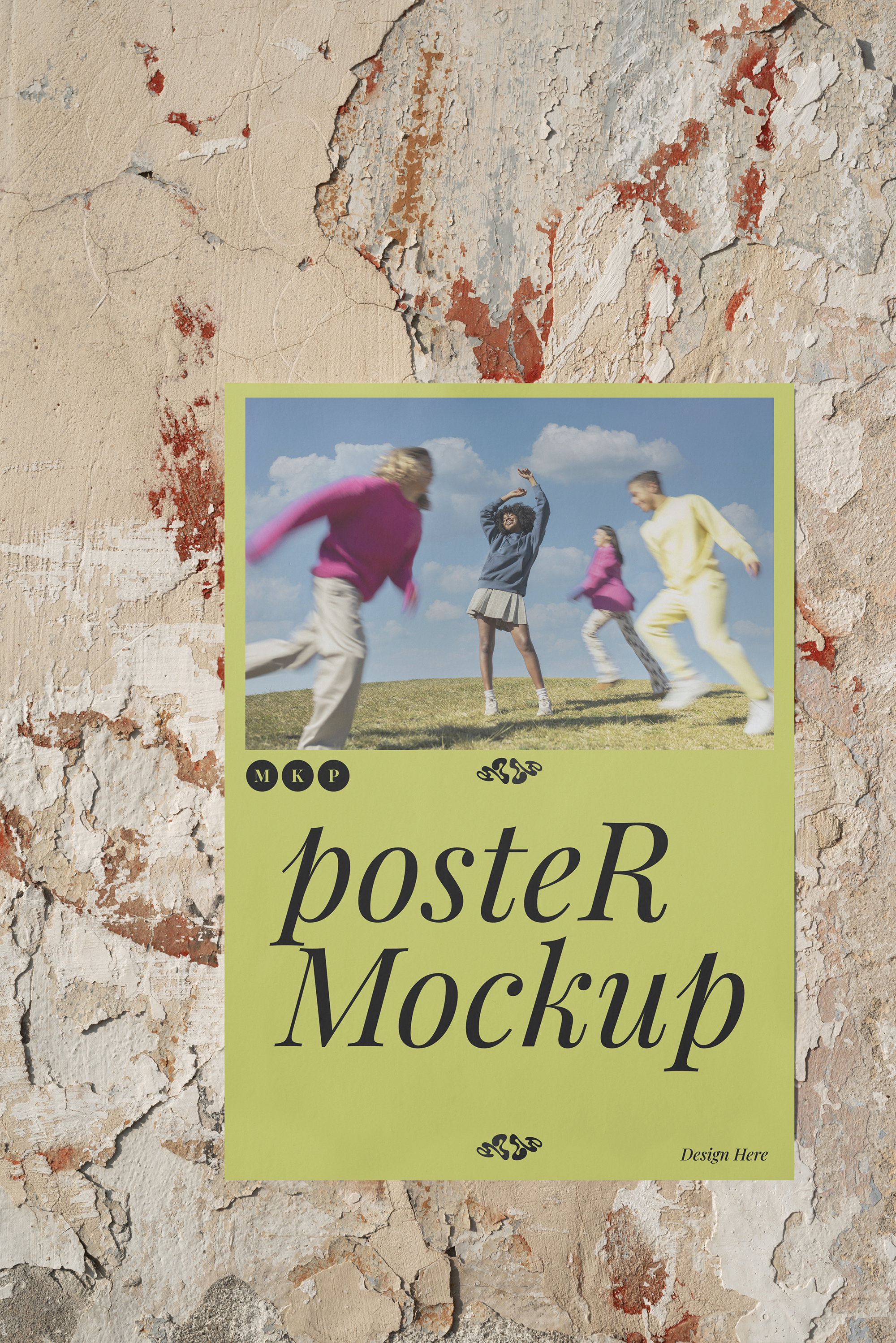 19 outdoor wall posters display PSD &mdash; preview 3