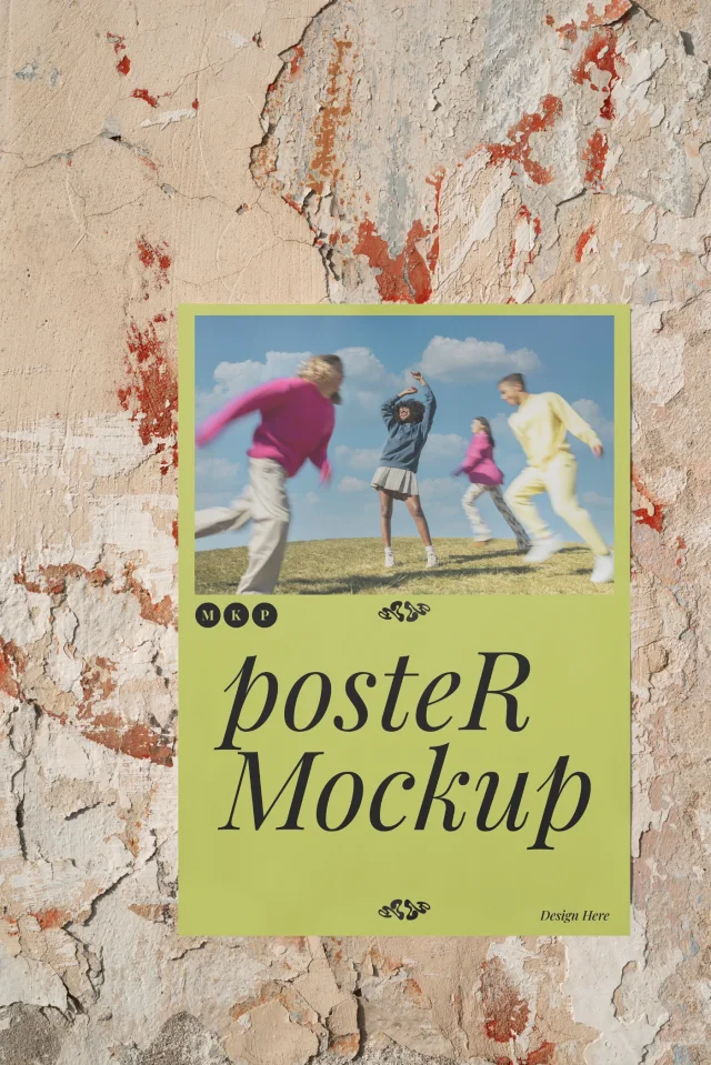 19 outdoor wall posters display PSD &mdash; preview 3