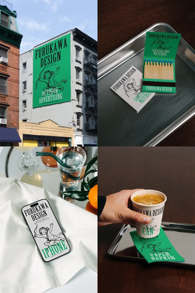 21 Minimalist & trendy restaurant brand display &mdash; preview 6